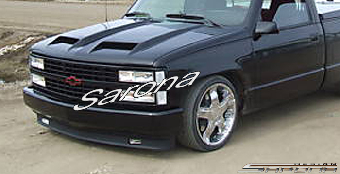 Custom GMC Sierra  Truck Hood (1988 - 1998) - $1150.00 (Part #GM-004-HD)